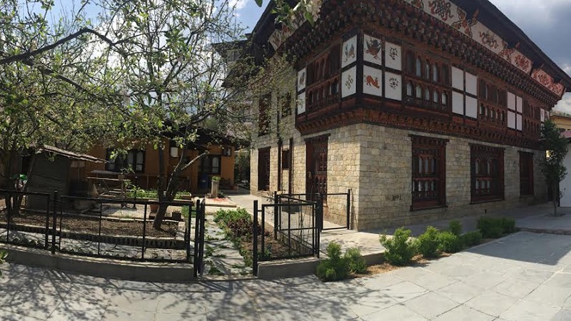 maison traditionnelle bhoutanaise