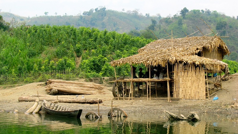 maisons bambou birmanie