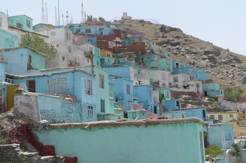 maisons colorées kaboul