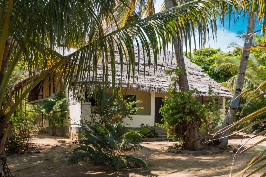 Bungalow sur l'île de Mohéli