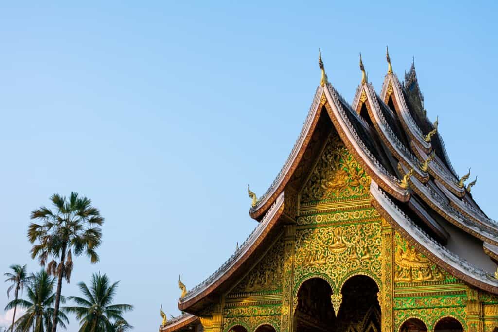 façade palais royal de Luang Prabang