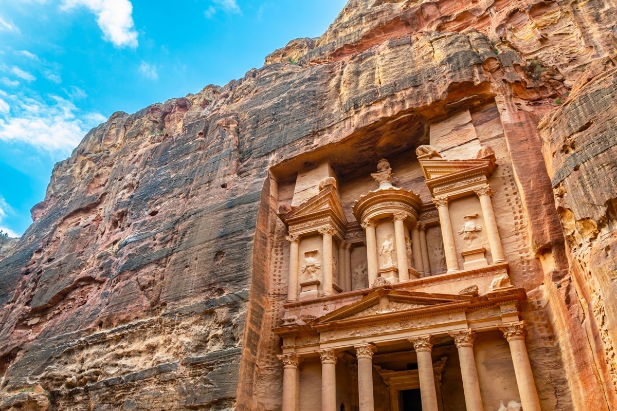 architecture nabatéenne de Pétra