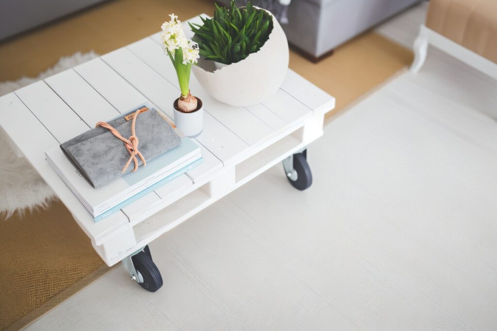 plancher salon scandinave