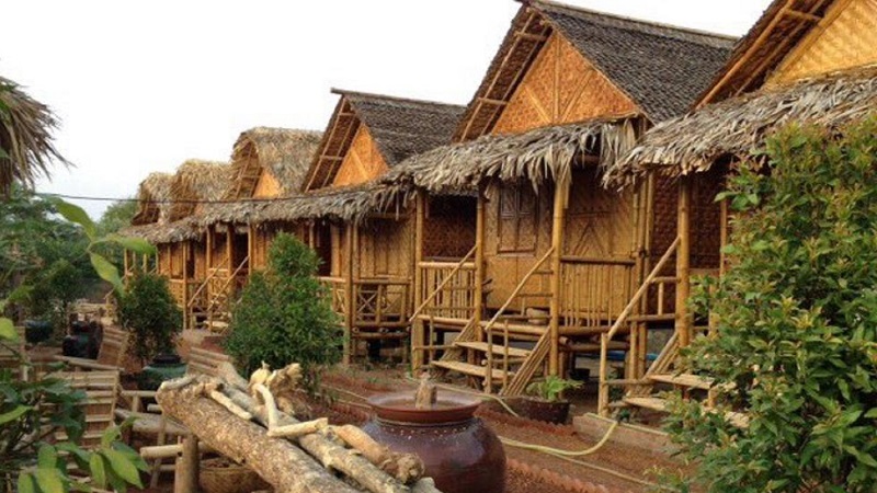 village bambou birmanie