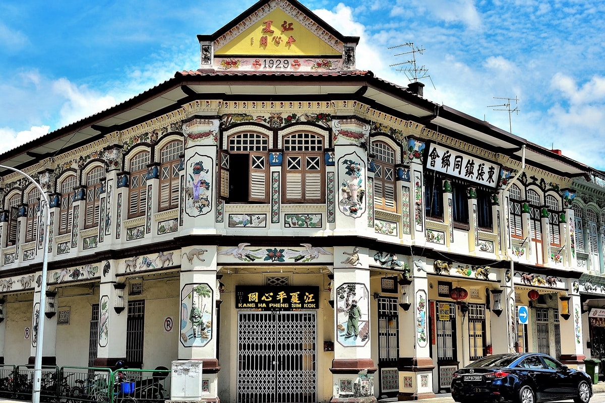 types de shophouse à Singapour