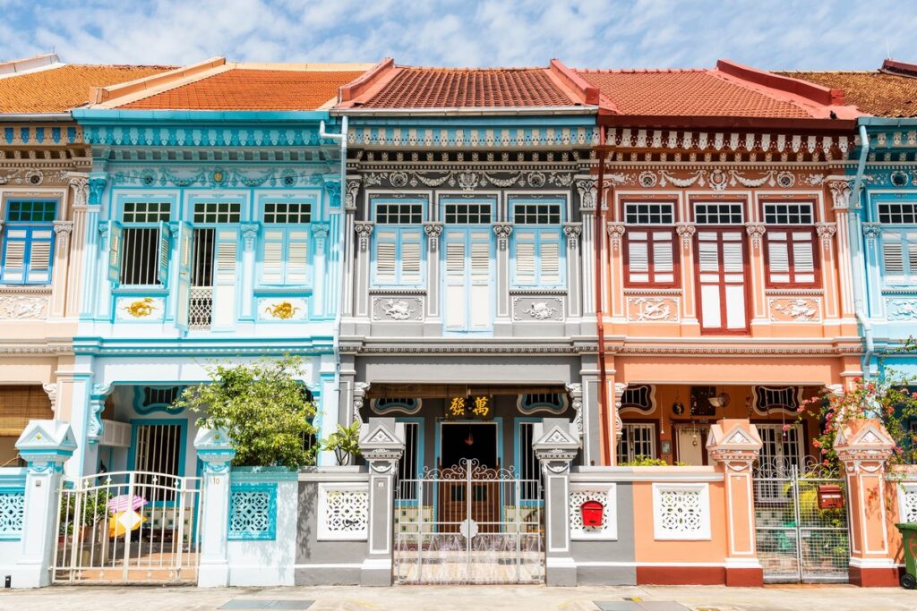 maisons Peranakan de Joo Chiat et Katong