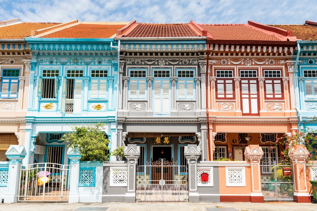 maisons Peranakan de Joo Chiat et Katong