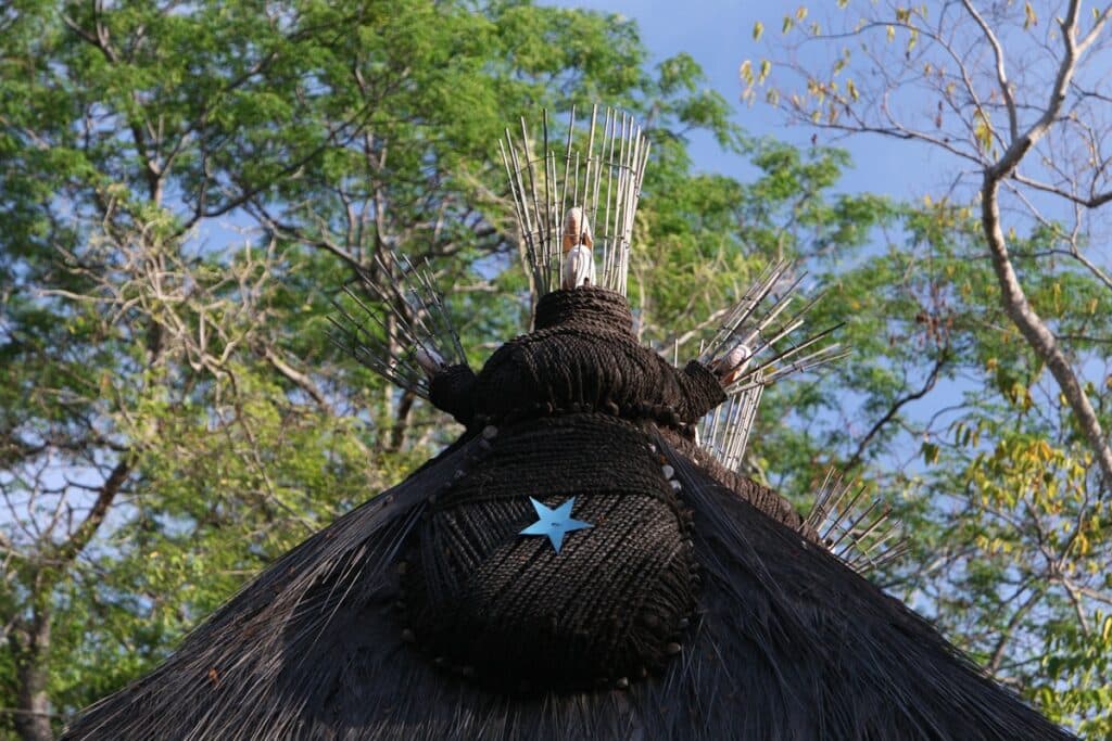 toit de maison sacrée à Lospalos