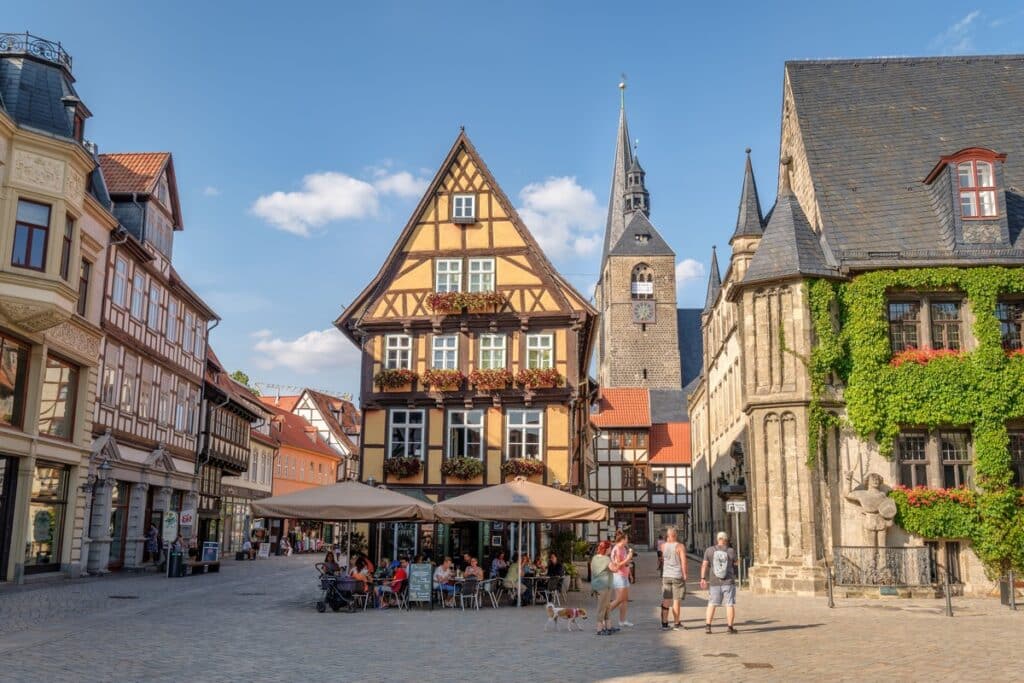 maison à colombages à Quedlinbourg