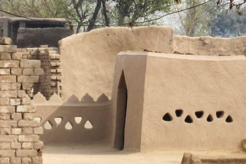 maison en terre crue à Thatta Kedona