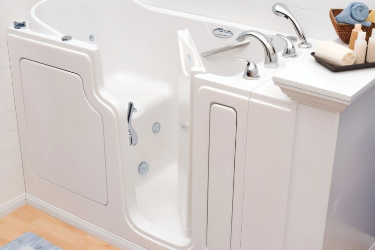 baignoire à porte