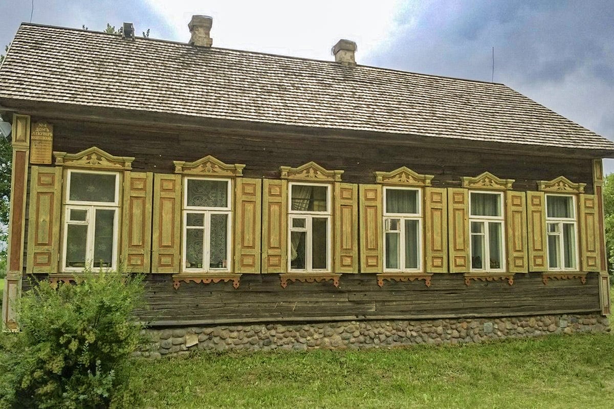 maison rurale du 19ème siècle en Biélorussie