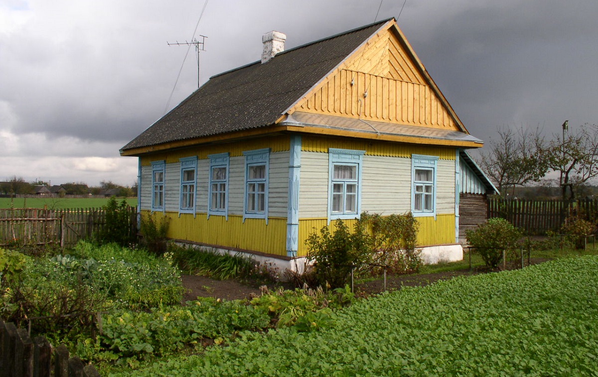 maison colorée biélorussie