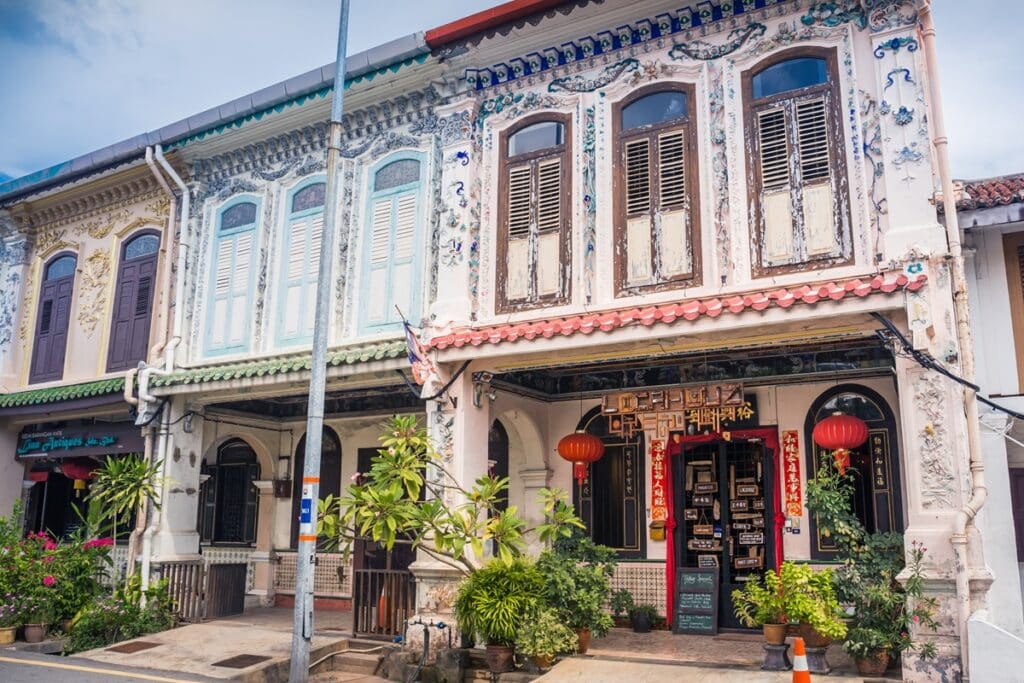 shophouses à Malacca