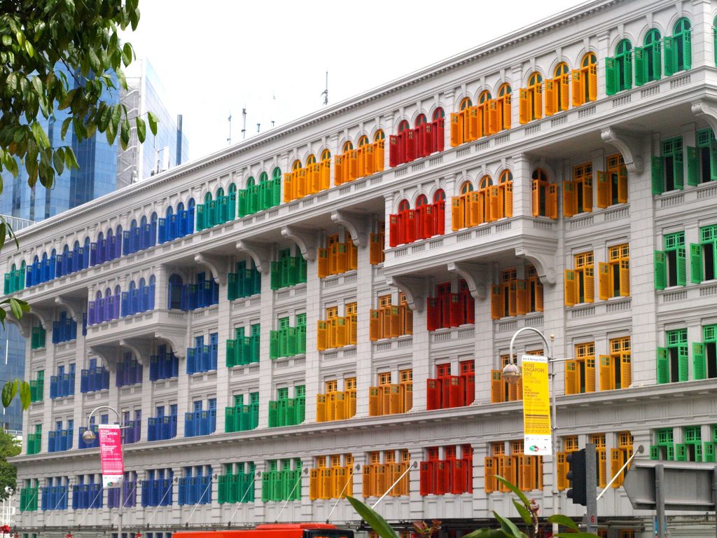 structure coloré singapour