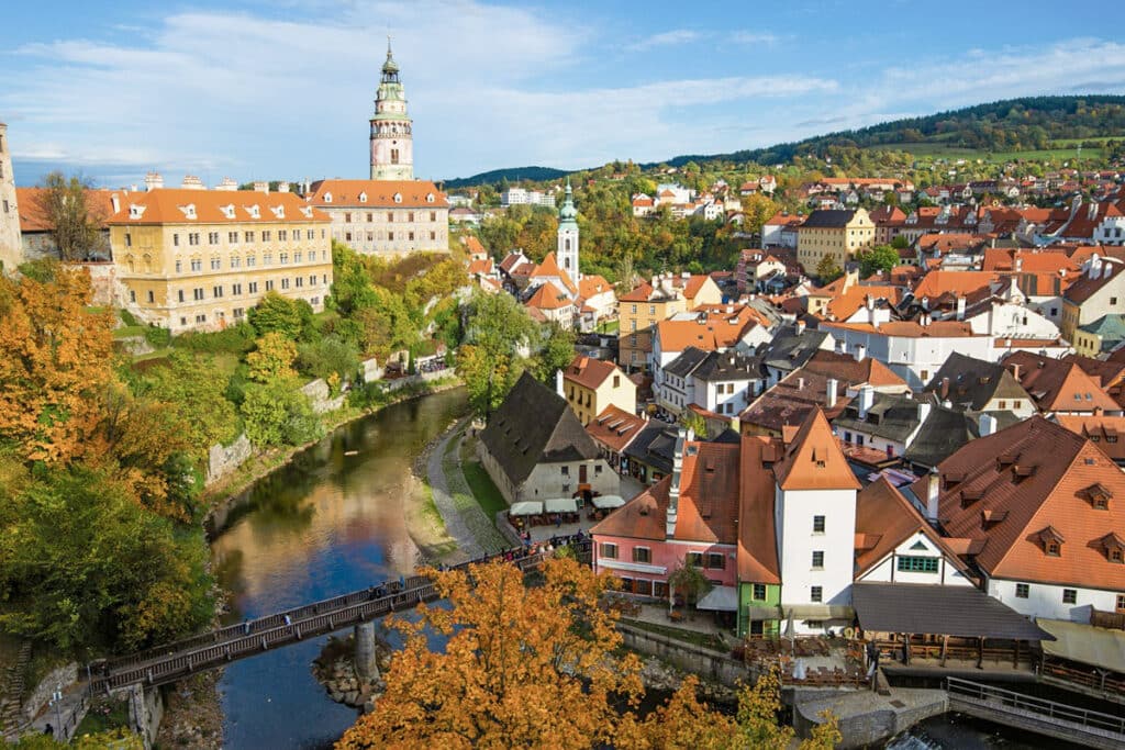 vieille ville de Cesky Krumlov