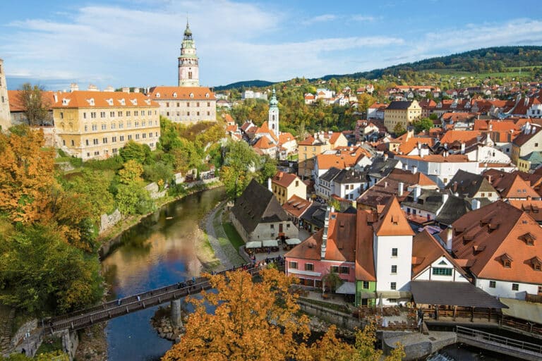 vieille ville de Cesky Krumlov