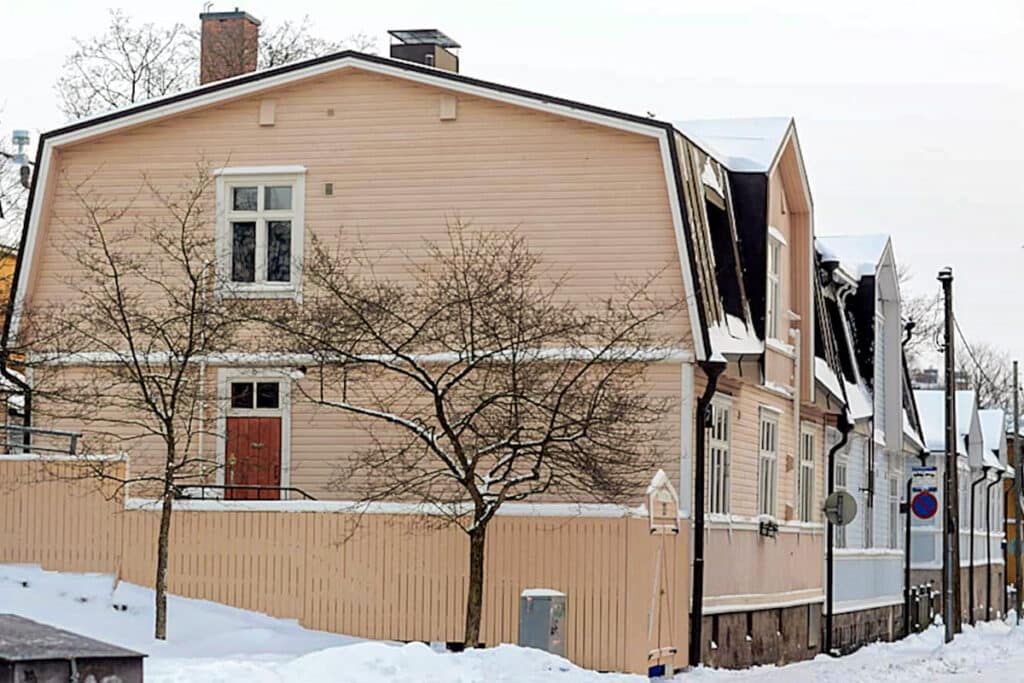 Helsinki maison en bois ancienne