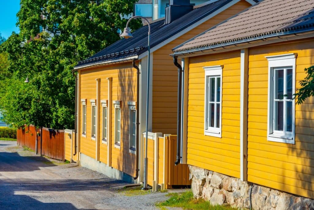 maisons en bois à Jakobstad