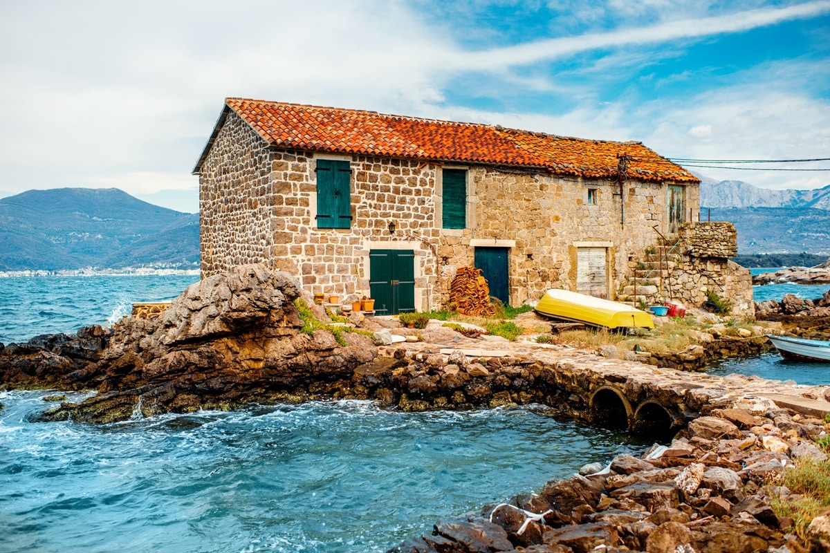 ancienne maison de pêcheur à Kakrc