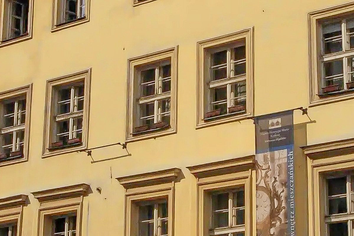 façade de la maison Hipolit à Cracovie