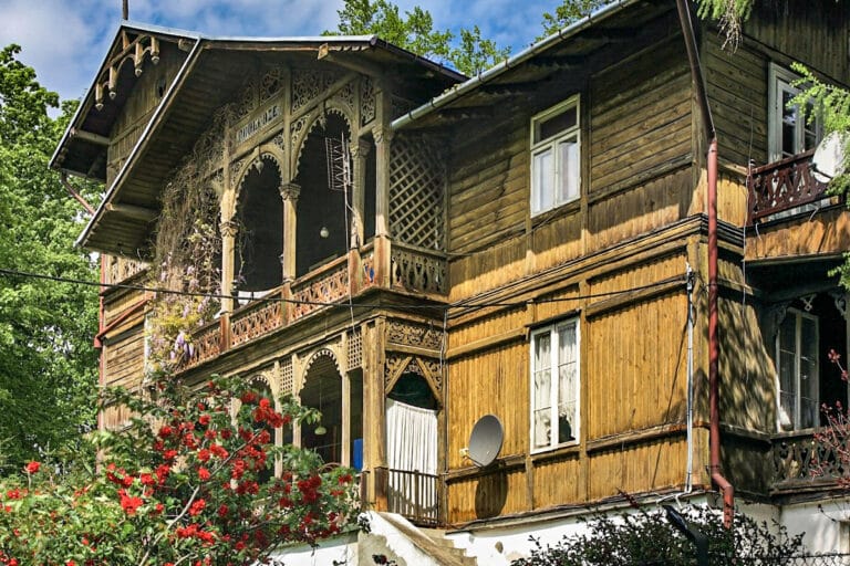 villa en bois de Naleczow