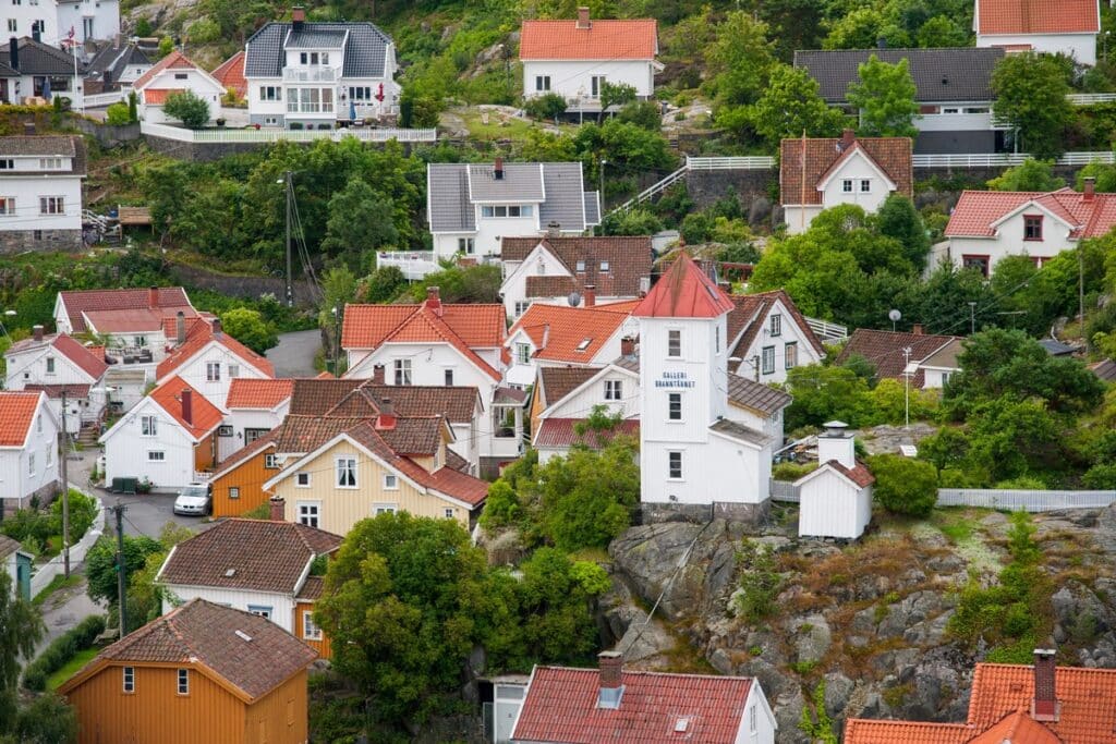 maisons en bois de Risør