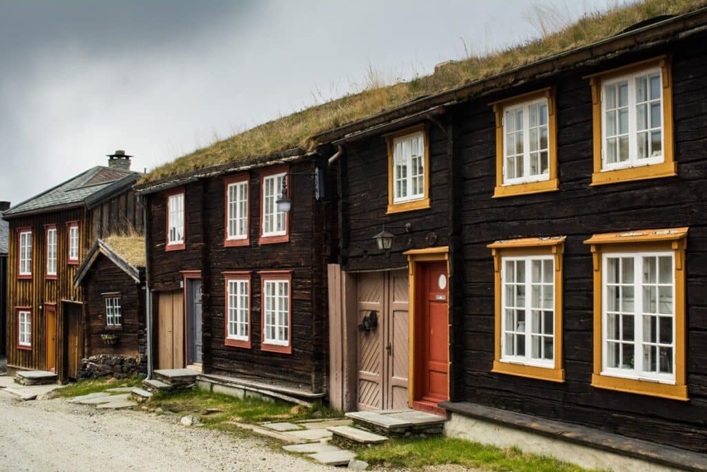 maisons en bois de Røros