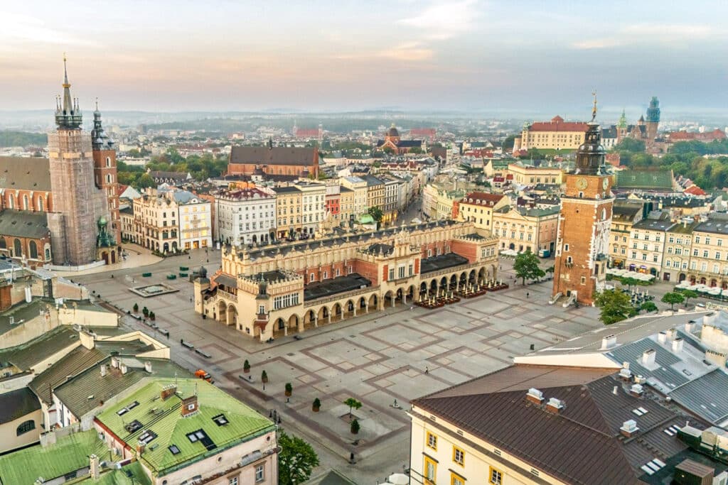 place Rynek Główny à Cracovie