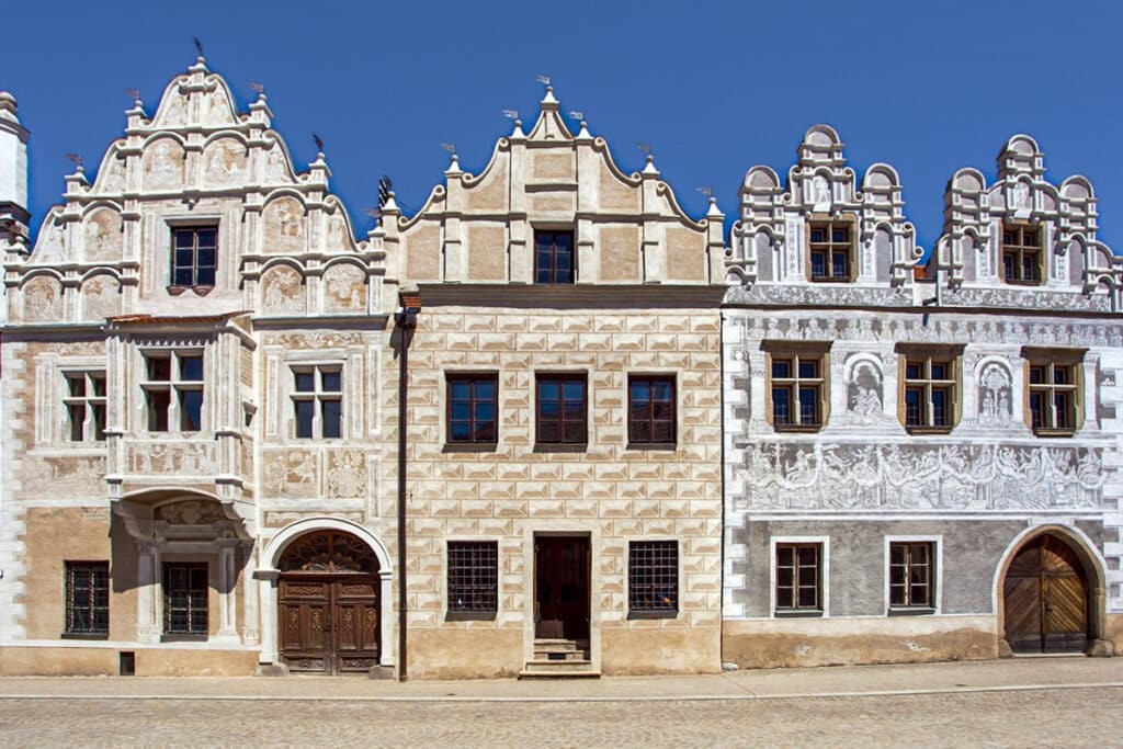 maisons renaissance slavonice