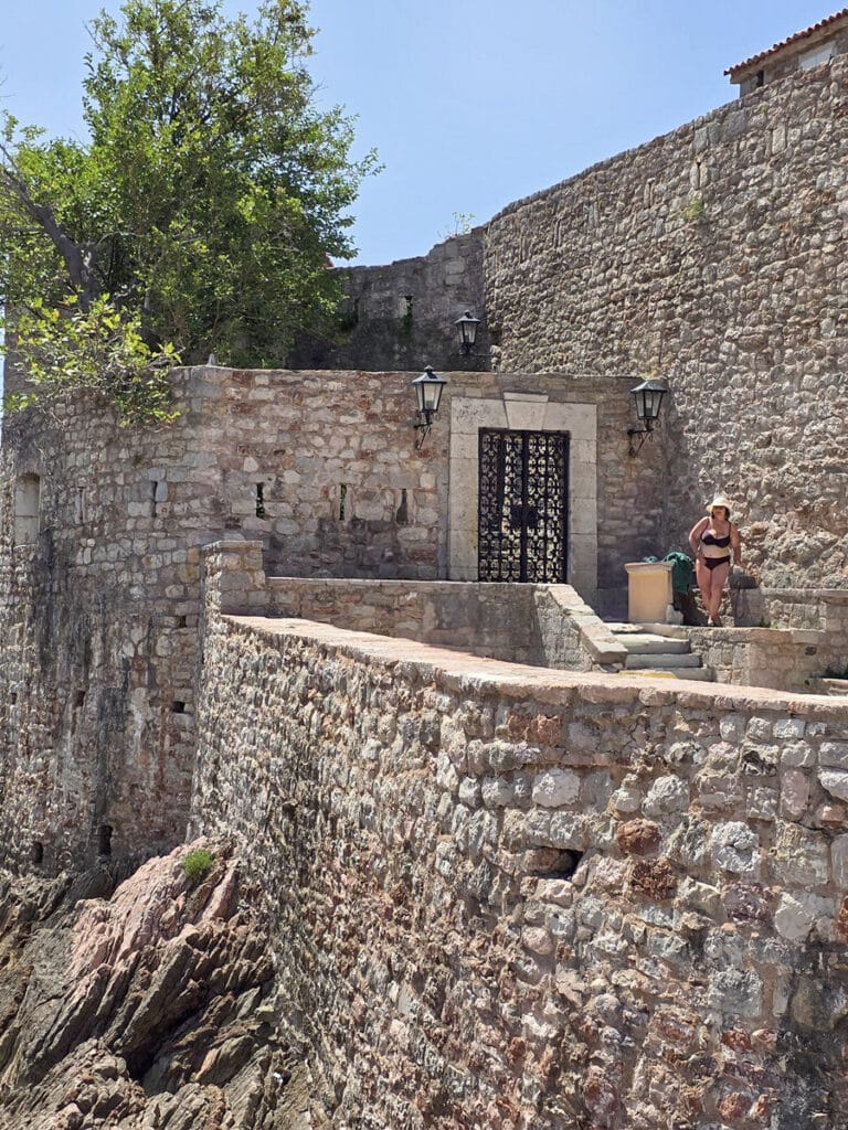 rempart de Sveti Stefan