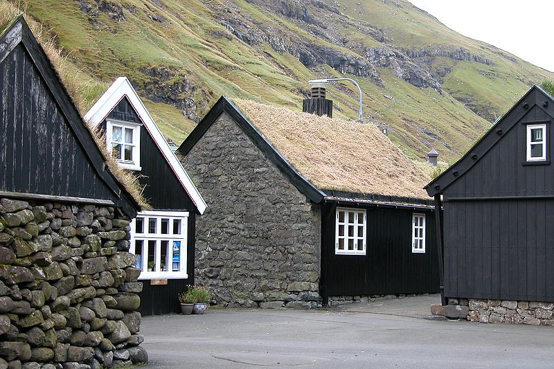 Tjørnuvík maisons