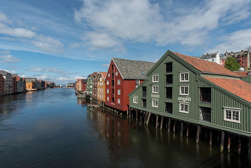 Trondheim maisons pilotis