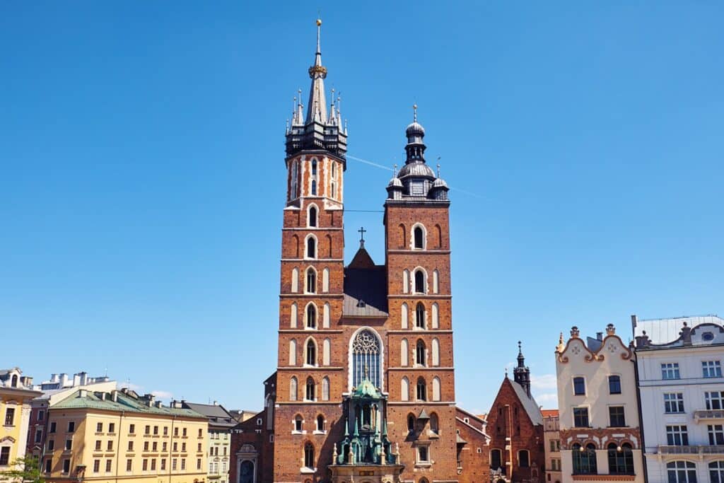basilique Sainte-Marie à Cracovie