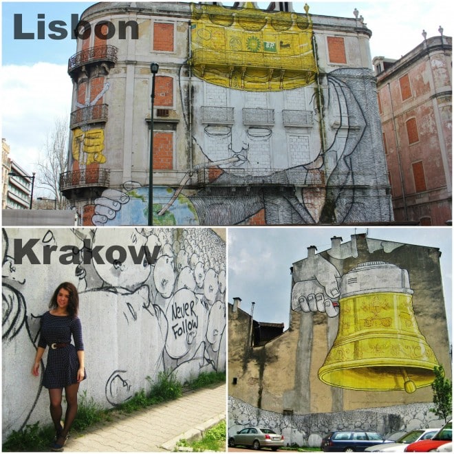 bâtiments mosaïque et art de rue Lisbonne