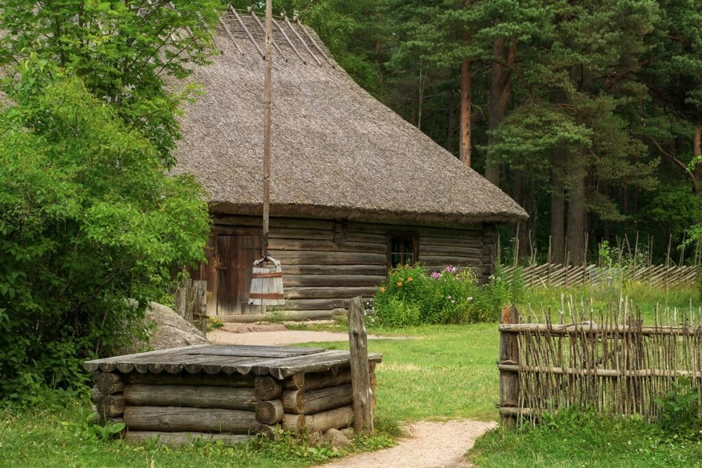 maison en rondins en Estonie