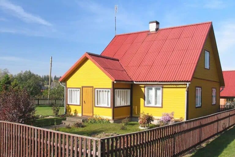 Maison typique estonienne