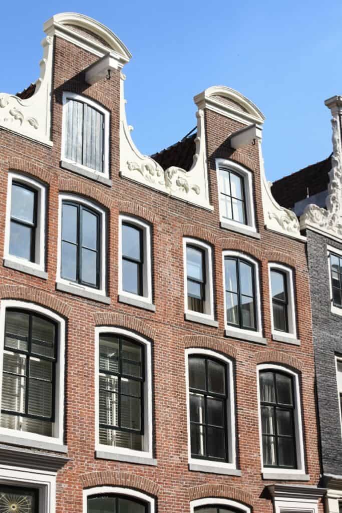 maisons de canal à Amsterdam