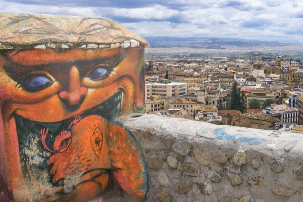 graffiti à Grenade