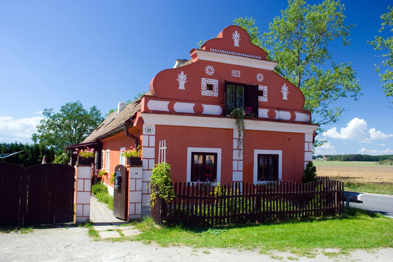 maison baroque rural république tchèque