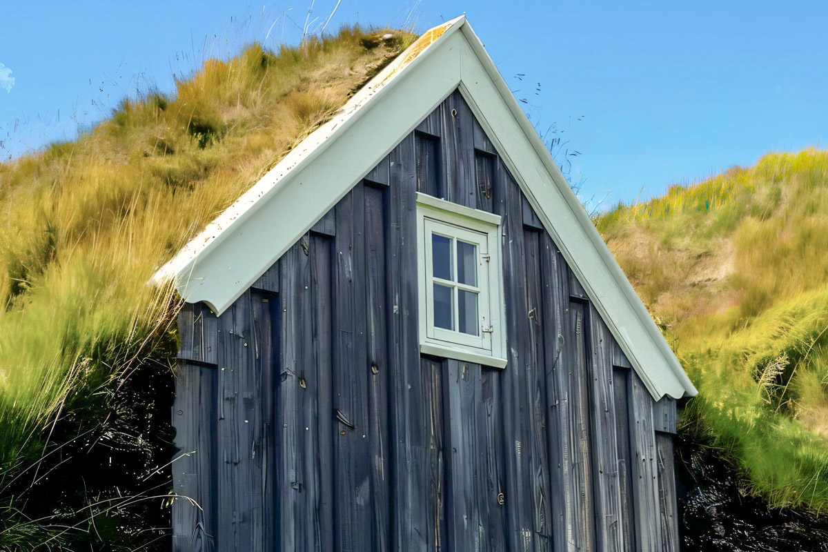 maison d'herbe de Þverá