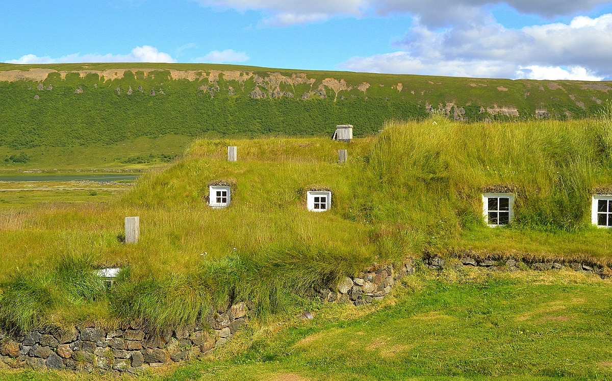 maison d'herbe de Þverá