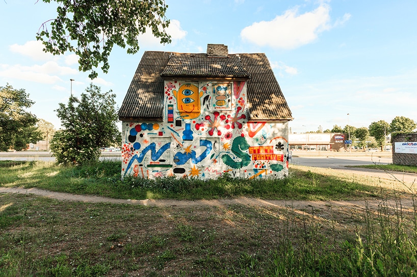 maison graffiti lituanie