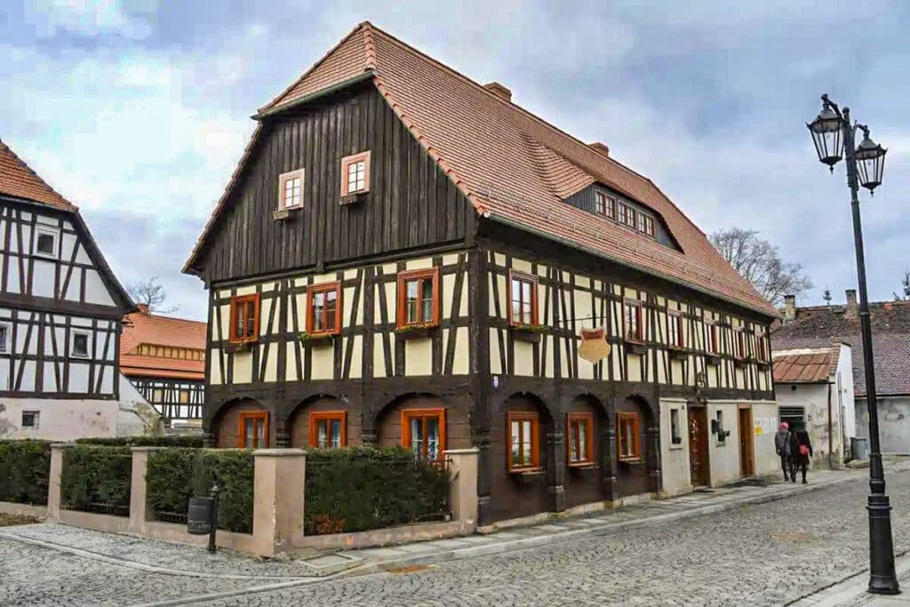 Maison de Haute-Lusace en Pologne