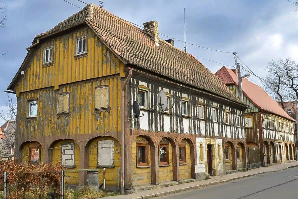 Maison de Haute-Lusace en Pologne