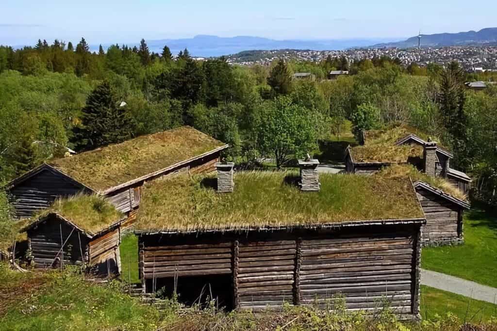 maisons en bois norvégiennes