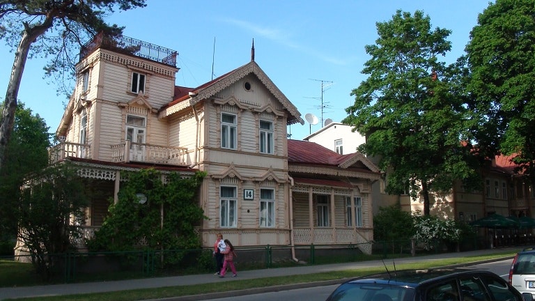 maison bois lituanie