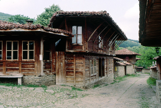 maisons en bois de Zheravna