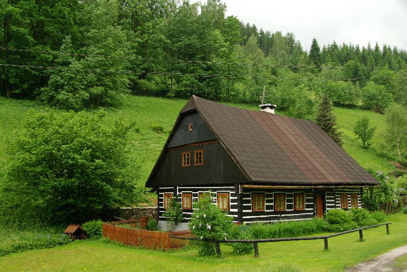 maison en bois des monts Krkonoše