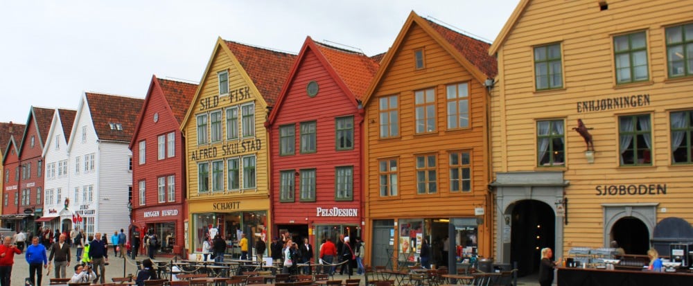 maisons peintes norvège